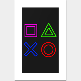 Controller Buttons Posters and Art
